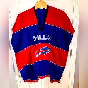 Buffalo Bills Custom Made Zarape Poncho
